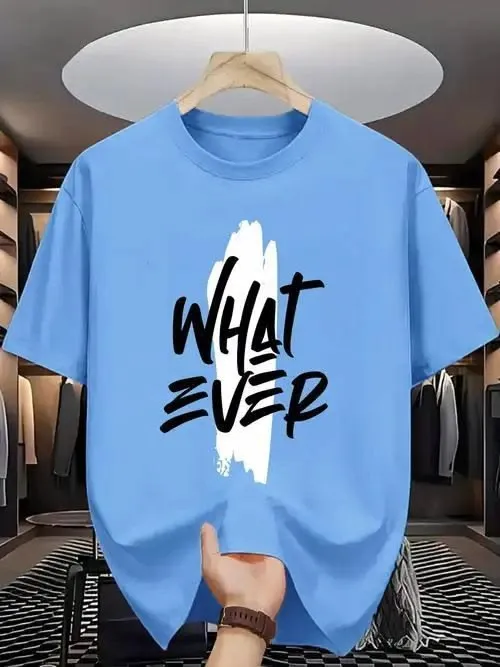 Printed T shirt(whatever) (Regular, S)