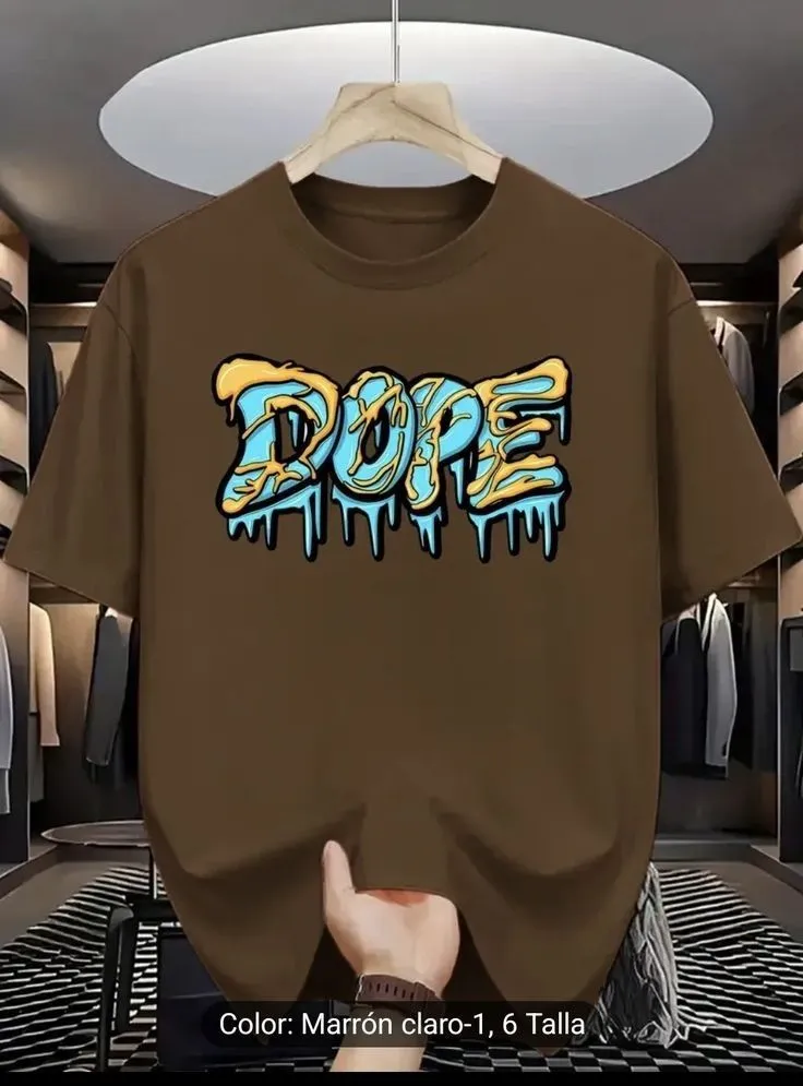 Printed T shirt(DOPE) (S)