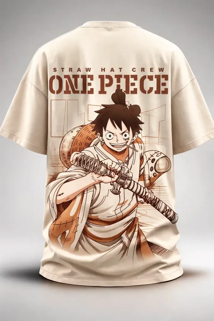 Printed t shirt (anime) (S)
