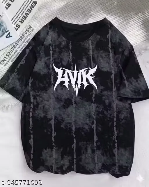 cotton printed t shirt (L)